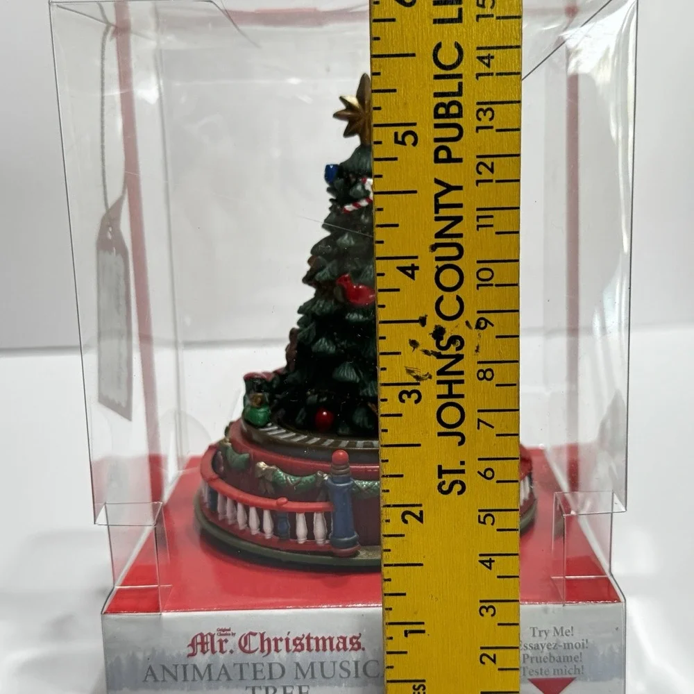Mr. Christmas Animated Musical Tree Music Deck The Halls Wind Up